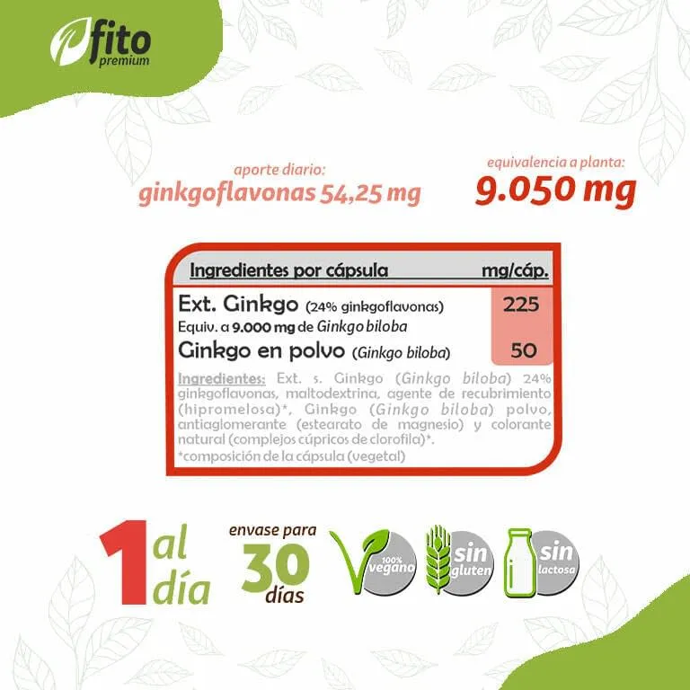 Fito Premium Ginkgo Pinisan - Imagen 3